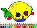 Jogo De Volta À Escola: Livro de Colorir Frutas online