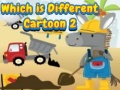 Jogo Qual é o desenho animado diferente 2 online