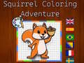 Jogo Aventura de Colorir Esquilos online