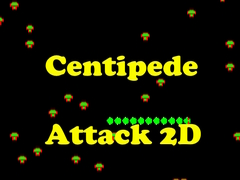Jogo Ataque de Centopeia 2D online