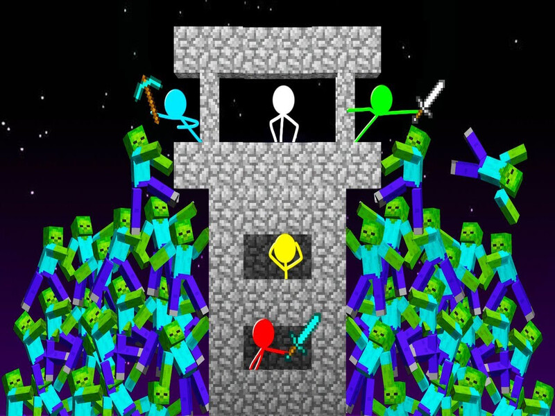 Jogo Stickman vs zumbis: luta épica online