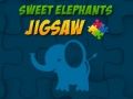 Jogo Quebra-Cabeça de Elefantes Doces online