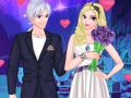 Jogo Encontro mágico da princesa casal de gelo online