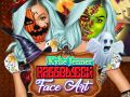 Jogo Arte facial de Halloween da Kylie Jenner online