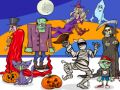 Jogo Encontre 5 Diferenças Halloween online