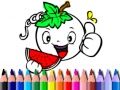 Jogo De Volta À escola: Livro de Colorir de Vegetais online