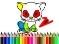 Jogo De Volta à Escola: Colorindo Gatos online