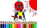Jogo De Volta às Aulas: Colorindo o Menino Máscara online