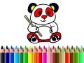Jogo De Volta às Aulas: Pintura do Panda online