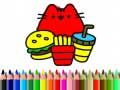 Jogo De Volta à Escola: Colorindo Gatos Fofos online