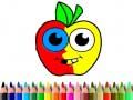 Jogo De Volta à Escola: Livro de Colorir de Maçãs online