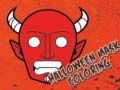 Jogo Livro de Colorir Máscaras de Halloween online