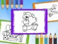 Jogo Livro de Colorir de Desenhos Animados online