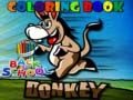 Jogo De Volta À Escola: Livro de Colorir 'Burro' online