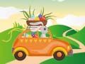 Jogo Coelhos Dirigindo Carros Match 3 online