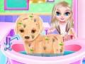 Jogo Cirurgia do Cachorrinho da Bebé Elsa online