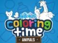 Jogo Olá Crianças! Hora de Colorir Animais online