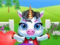 Jogo Cuidados com o Unicórnio Fofo online