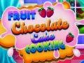 Jogo Cozinhando Bolo de Chocolate com Frutas online