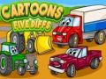 Jogo Desenhos Animados Cinco Diferenças online