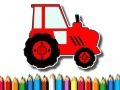 Jogo Colorir Fácil para Crianças - Trator online