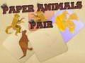 Jogo Par de Animais de Papel online