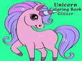 Jogo Livro de Colorir Unicórnio Brilhante online