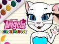 Jogo Livro de Colorir da Talking Angela online
