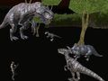 Jogo Caça Multijogador de Dinossauros à Meia-Noite online