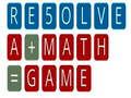 Jogo RESOLVER um jogo de matemática online