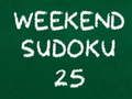 Jogo Sudoku de Fim de Semana 25 online