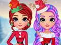 Jogo Roupa de Natal para meninas Arco-íris online