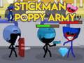 Jogo Stickman contra o exército Poppy online