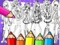 Jogo Livro de Colorir Monster High online