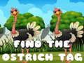 Jogo Encontre a etiqueta de avestruz online