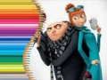 Jogo Livro de Colorir do Meu Malvado Favorito para Imprimir online
