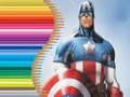 Jogo Livro de Colorir do Capitão América online