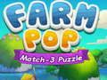 Jogo Fazenda Pop Match-3 Puzzle online