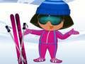 Jogo Dora: Vestir para Esquiar online