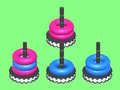 Jogo Empilhamento de Aros Coloridos - Quebra-Cabeça online