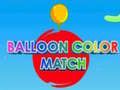 Jogo Jogo de Correspondência de Cores de Balões online