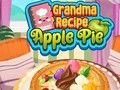 Jogo Receita de Torta de Maçã da Vovó online