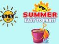 Jogo Fácil de Pintar o Verão online