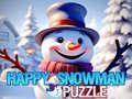 Jogo Quebra-Cabeça do Boneco de Neve Feliz online