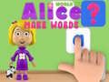Jogo Mundo da Alice: Crie Palavras online