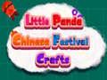 Jogo Pequeno Panda Artesanato Chinês de Festival online