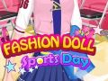 Jogo Dia de Esportes da Boneca Fashion online