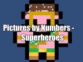 Jogo Imagens por Números - Super-Heróis online