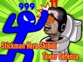 Jogo Defesa da torre skibidi skibidi skibidi online