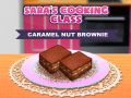 Jogo A Aula de Culinária da Sara: Brownie de Nozes com Caramelo online Jogo A Aula de Culinária da Sara: Brownie de Nozes com Caramelo online
